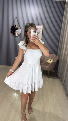 Vestido malha lase curto - Visajo Store