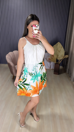 Vestido curto alça - comprar online
