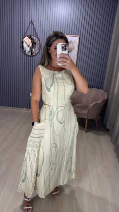 Vestido mídi Perla - Visajo Store