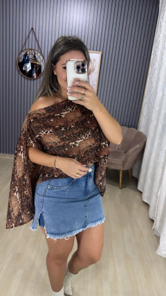 Croped Bata sem top - Visajo Store