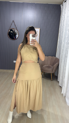 Vestido Elisa midi na internet