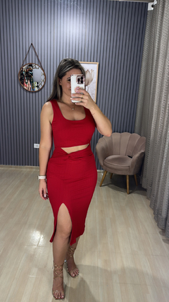 Imagem do Vestido canelado Leoni