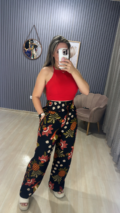 Calça pantalona farm - loja online