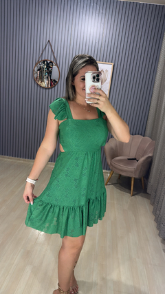 Vestido curto lase malha - comprar online