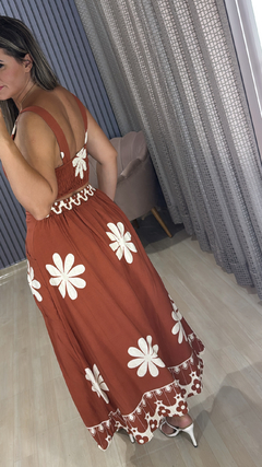 Vestido mídi Perla - loja online