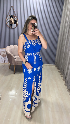 Vestido longo Gleyce….. - comprar online