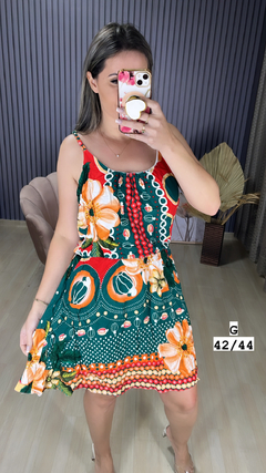 Vestido curto alça - comprar online