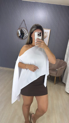 Croped Bata sem top - Visajo Store