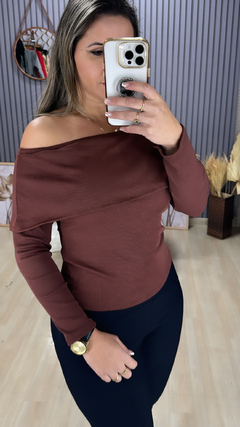Imagem do Blusa canelada ciganinha