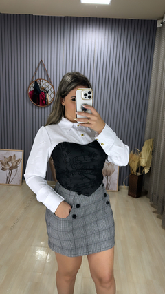 Saia Cris botões - comprar online