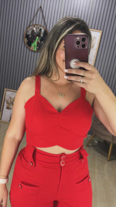 Croped linho Mirela na internet