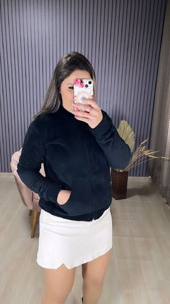 Blusa zíper pelúcia - Visajo Store