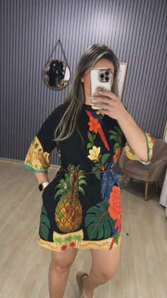 Vestido manga inspiração farm - Visajo Store