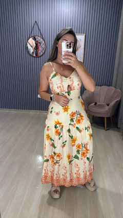 Vestido lase estampado