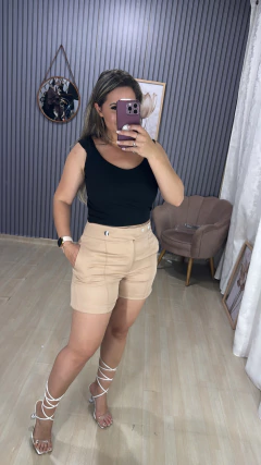 Croped regata canelado - comprar online