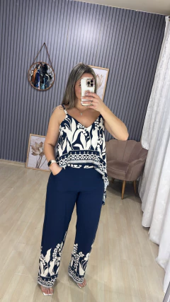 Conjunto calça pantalona alça - Visajo Store