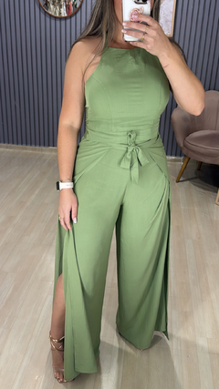Conjunto calça envelope liso