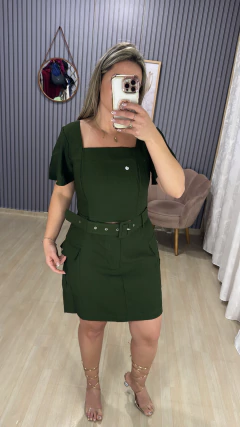 Conjunto shorts saia plus - Visajo Store