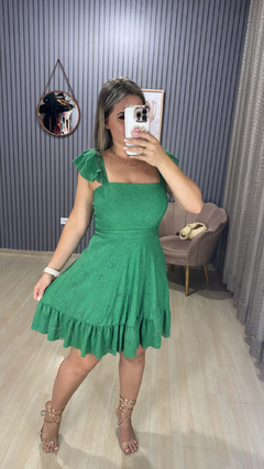 Vestido malha lase curto
