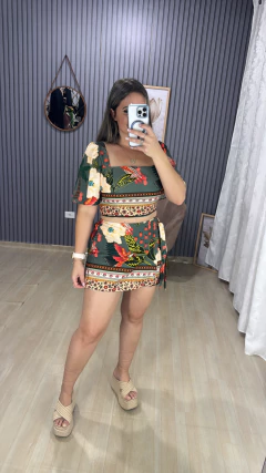 Conjunto shorts saia Farm