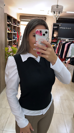Blusa lanzinha com camisa na internet