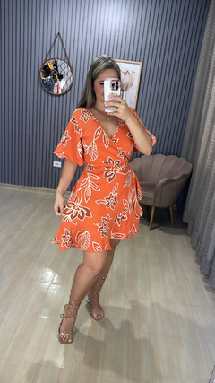 Vestido curto envelope na internet