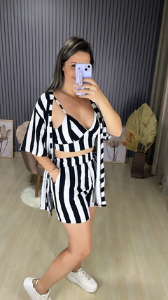 Conjunto 3 peças kimono - Visajo Store