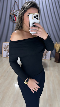 Blusa canelada ciganinha - comprar online