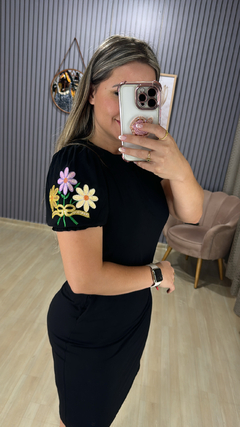 Vestido Viscolaicka bordado - Visajo Store