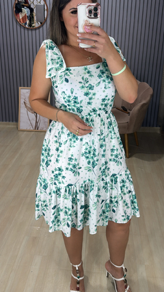 Vestido curto floral - loja online
