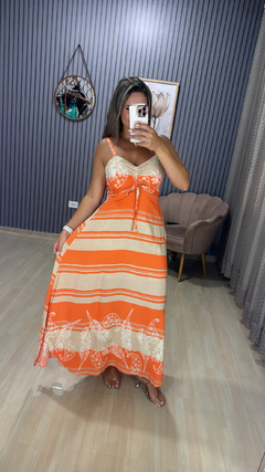 Vestido longo Raquel na internet