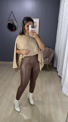 Calça couro P. U New - loja online