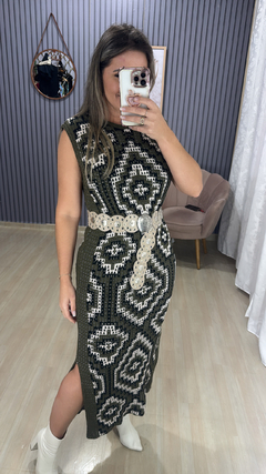 Vestido tricô modal MARA - comprar online