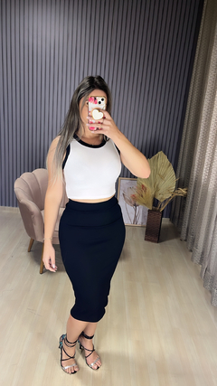 Conjunto saia Anarruga - comprar online