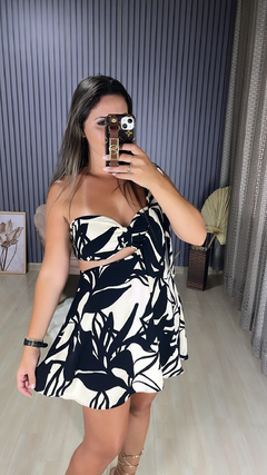Macaquinho vestido Top