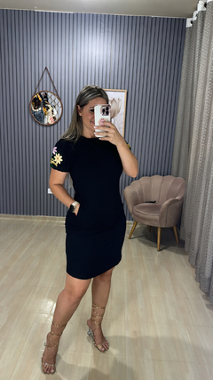 Vestido Viscolaicka bordado