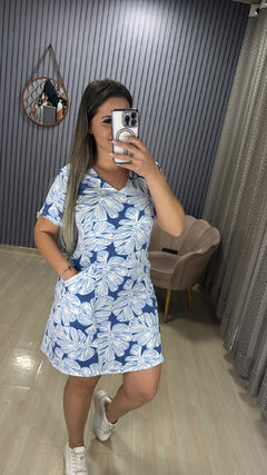 Vestido curto Viscolaicka cassi