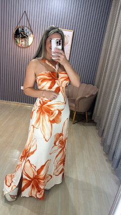 Vestido Vera longo na internet