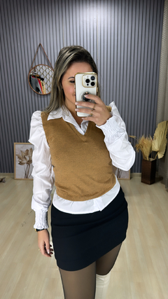 Blusa lanzinha com camisa - comprar online