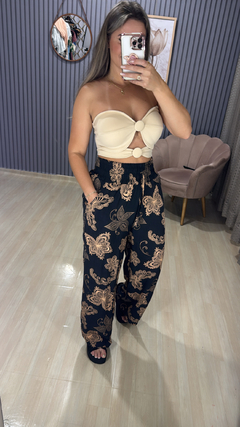 Calça pantalona farm - comprar online