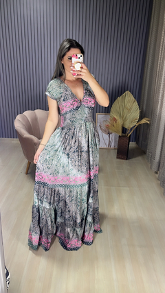 Vestido longo indiano na internet
