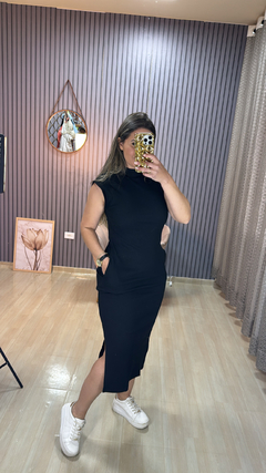 Vestido Ribana bolso - comprar online