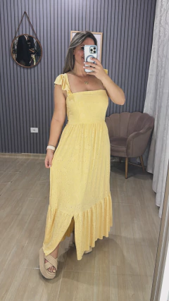 Vestido longo malha lase - comprar online