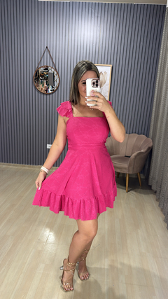 Imagem do Vestido malha lase curto