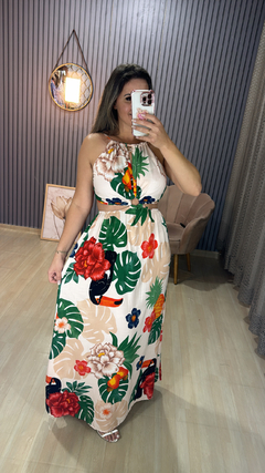 Vestido longo na inspiração Farm - comprar online
