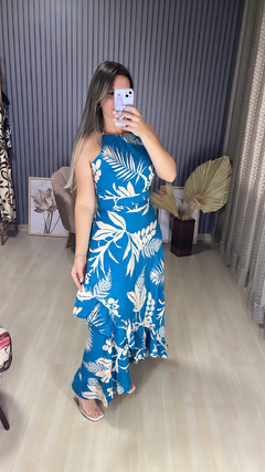 Conjunto saia envelope folhas - comprar online