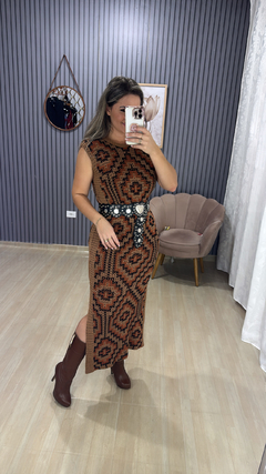 Vestido tricô modal MARA - comprar online