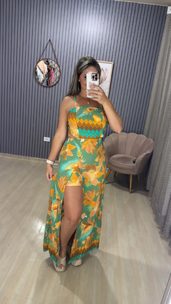 Vestido longo shorts Samara - loja online