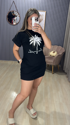 Vestido camisetão coqueiro - loja online
