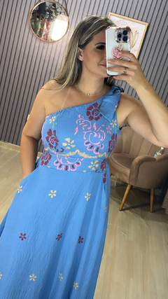 Vestido mula manga Meire - loja online